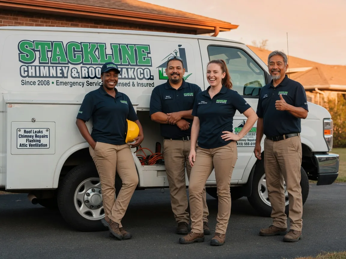 Chimney flashing repair company in Mitchells, VA